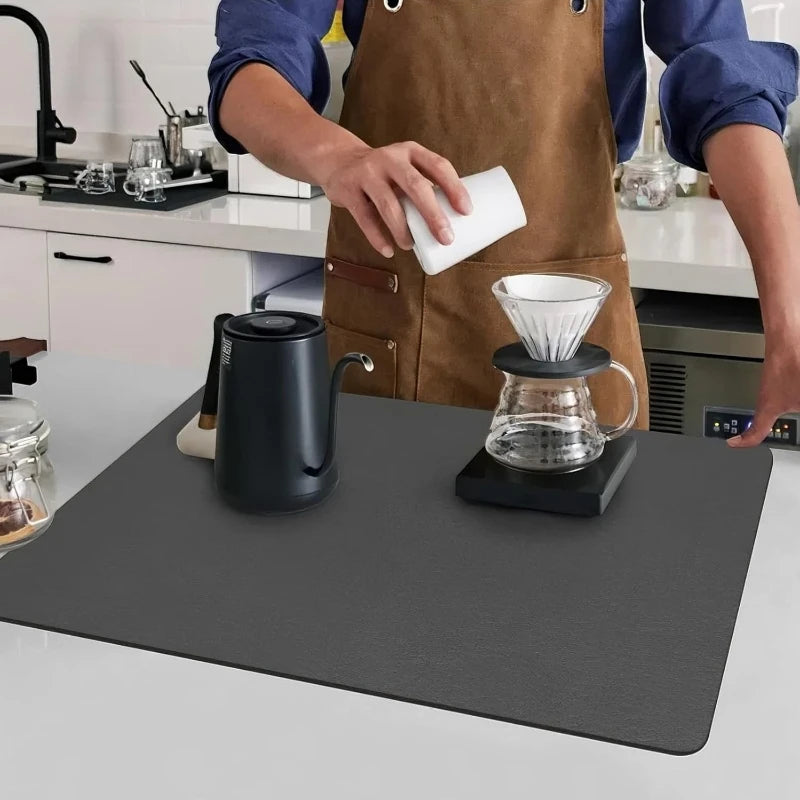 Tapis Absorbant & Antidérapant pour Cuisine – Style Cozy