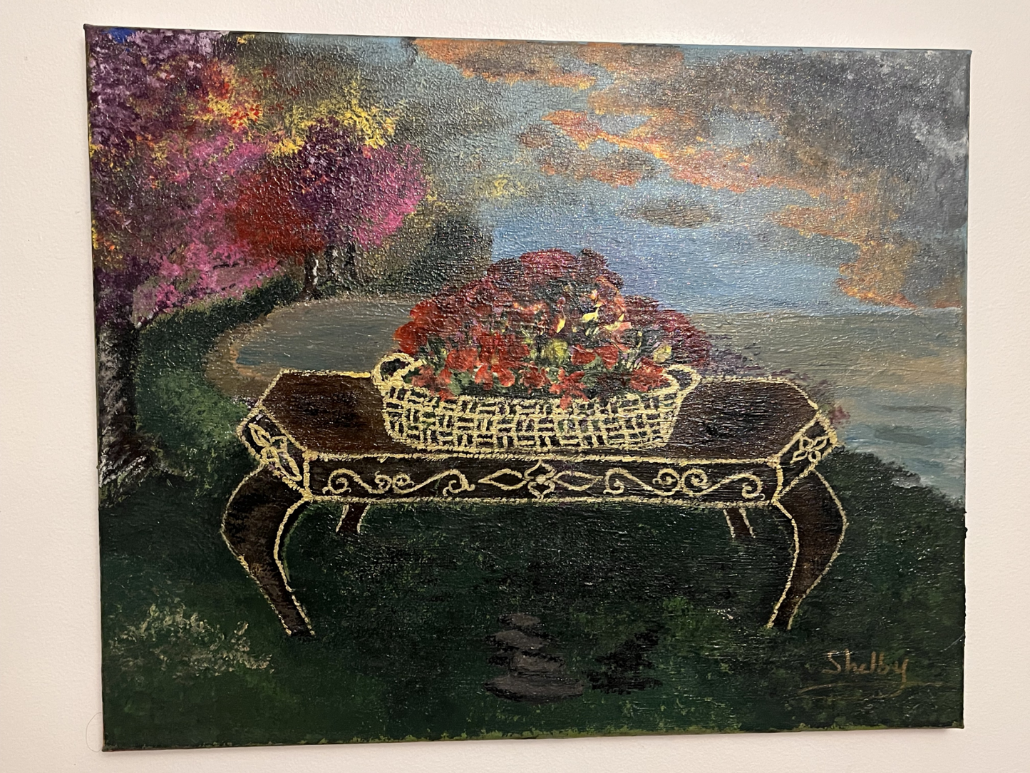 Une Sortie – Tableau original  en acrylique | Studio Cozy