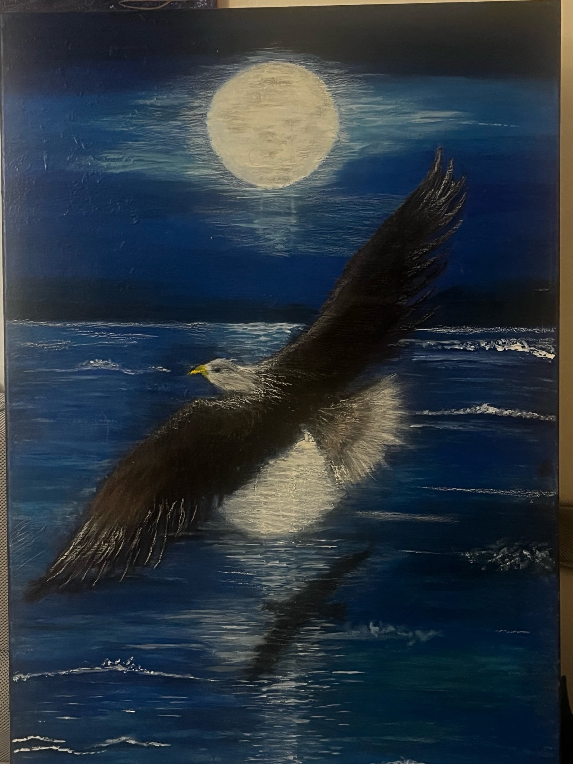 Aigle Royale – Tableau original  en acrylique | Studio Cozy