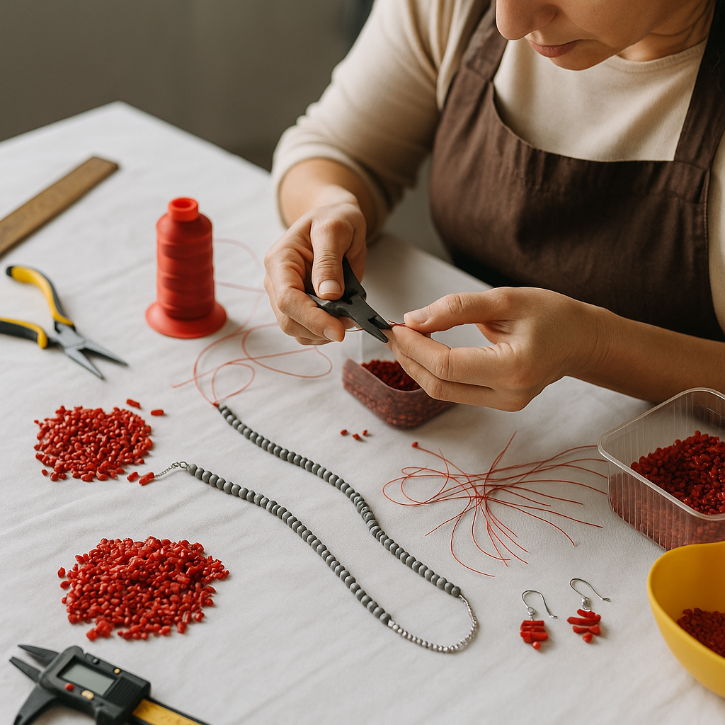 Collier Riviera Intemporel – Perles de corail naturel