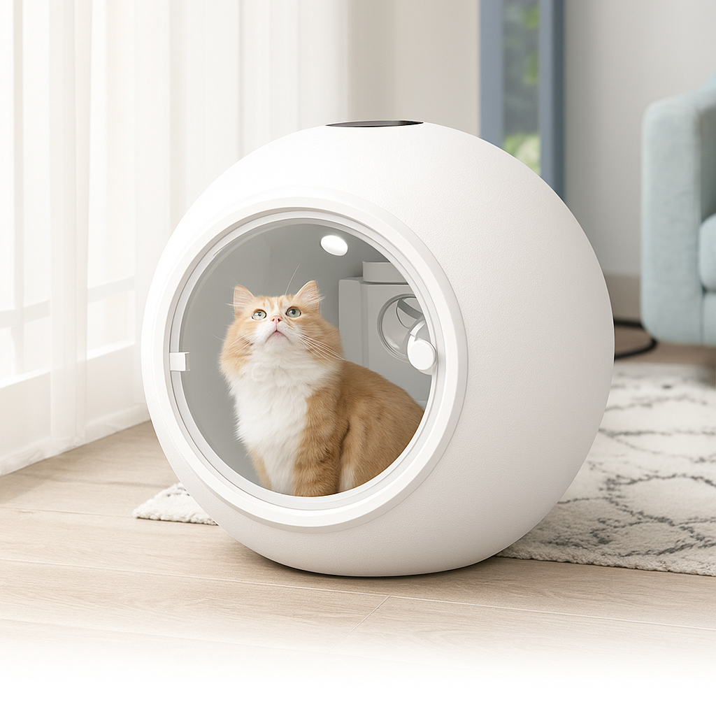 Boîte de Séchage Automatique pour Chiens & Chats – Sûre et Silencieuse
