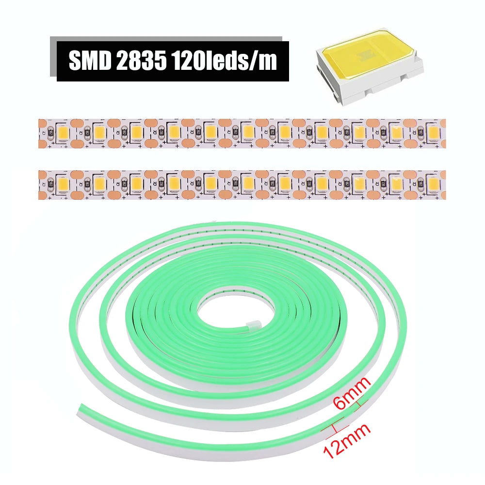 Bande LED Néon USB Étanche – Multicolore, Flexible, 5V, 120 LED/m