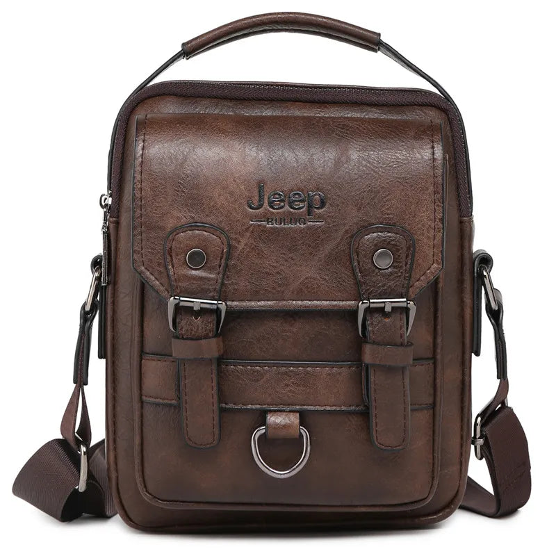 Sac Business Homme JEEP BULUO – Sac Bandoulière Multifonction Grande Capacité