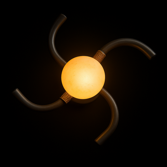 Applique Murale Design "Lune Bleu" – Luminaire Moderne pour une Ambiance Cozy & Élégante