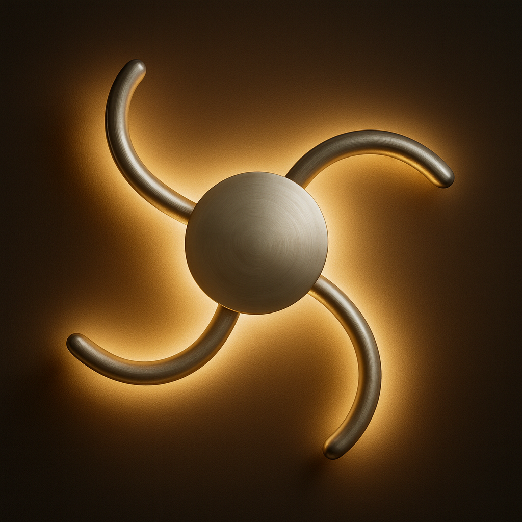 Applique Murale Design "Lune Bleu" – Luminaire Moderne pour une Ambiance Cozy & Élégante