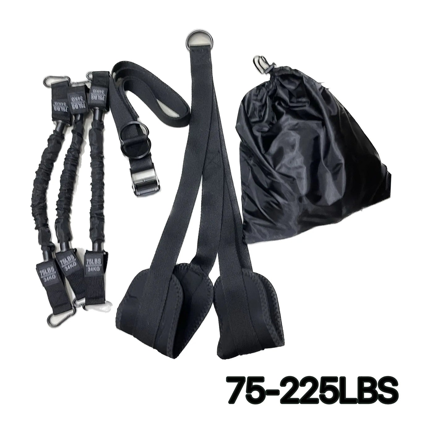 Sangles d’assistance pour tractions – 75 à 300 lbs, entraînement fitness & musculation