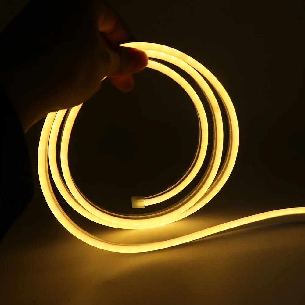 Bande LED Néon USB Étanche – Multicolore, Flexible, 5V, 120 LED/m