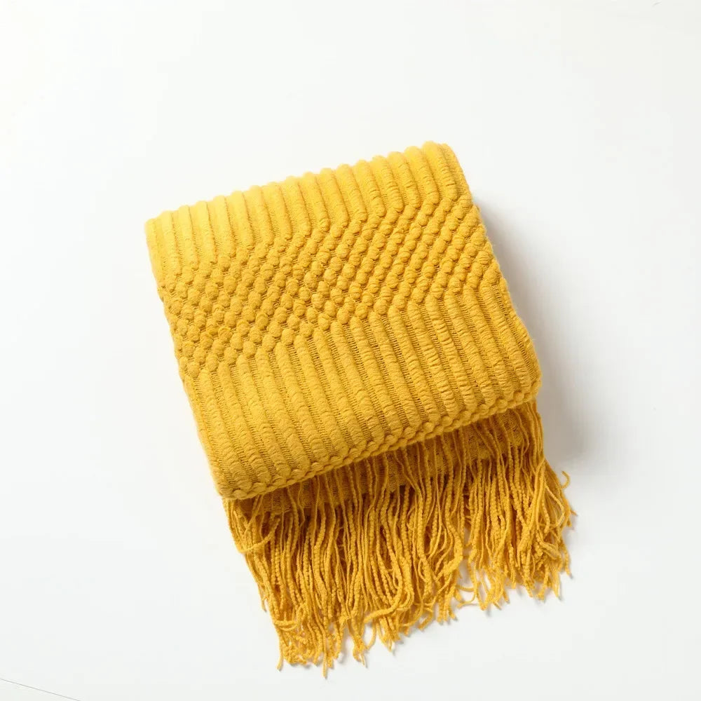 Couverture Douce & Moelleuse – Plaid Tricoté Cozy pour Adultes & Enfants