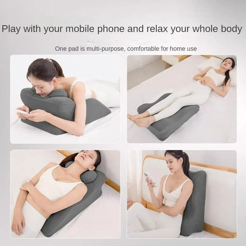 Coussin Multifonction Mémoire de Forme – Lecture, Téléphone, Relaxation & Sommeil
