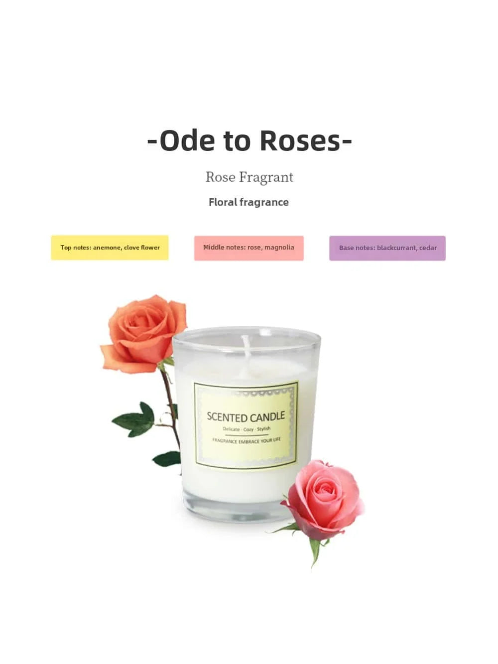 Bougie Parfumée Vintage en Verre – Cire de Soja & Huiles Essentielles – Déco & Relaxation