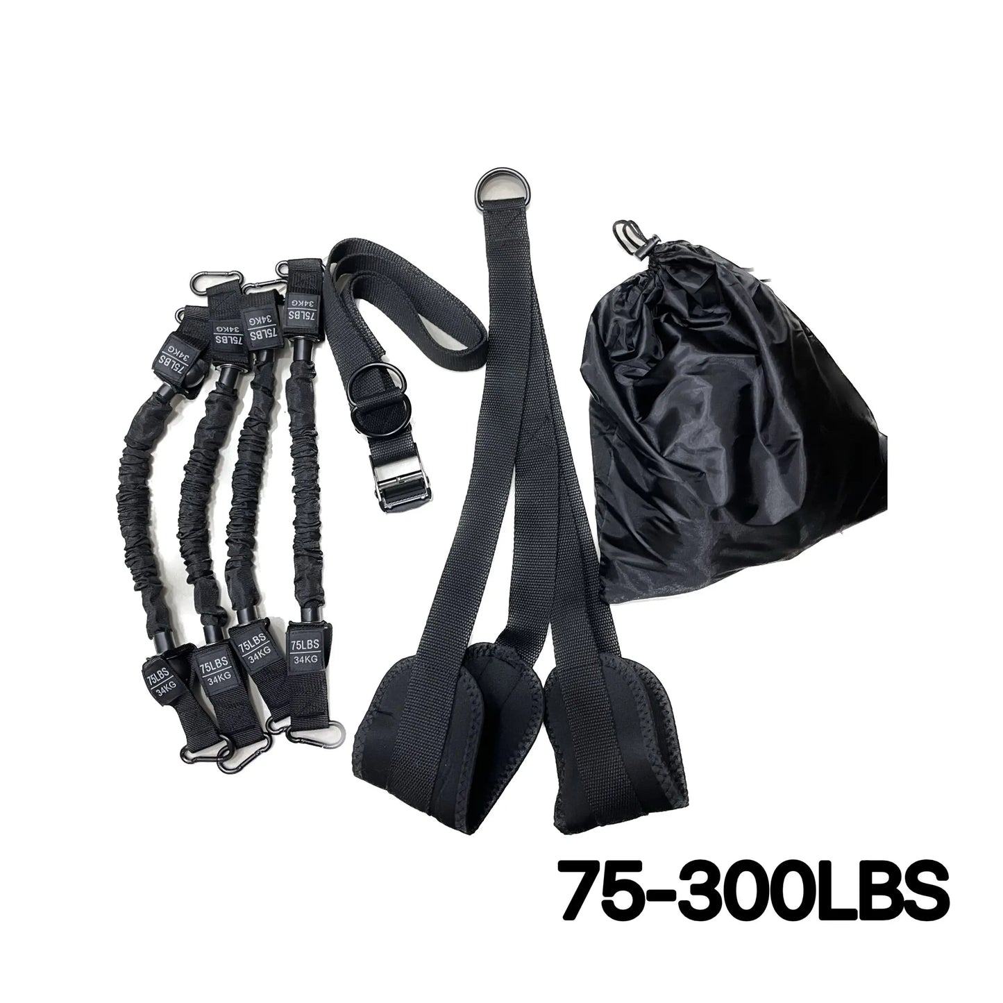 Sangles d’assistance pour tractions – 75 à 300 lbs, entraînement fitness & musculation