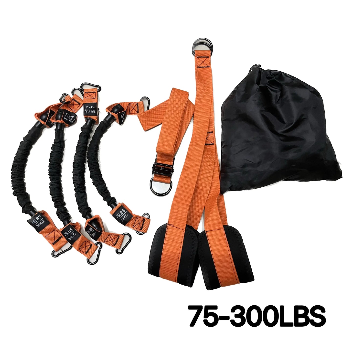 Sangles d’assistance pour tractions – 75 à 300 lbs, entraînement fitness & musculation