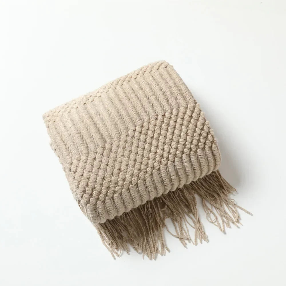 Couverture Douce & Moelleuse – Plaid Tricoté Cozy pour Adultes & Enfants