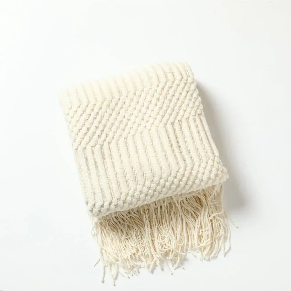 Couverture Douce & Moelleuse – Plaid Tricoté Cozy pour Adultes & Enfants