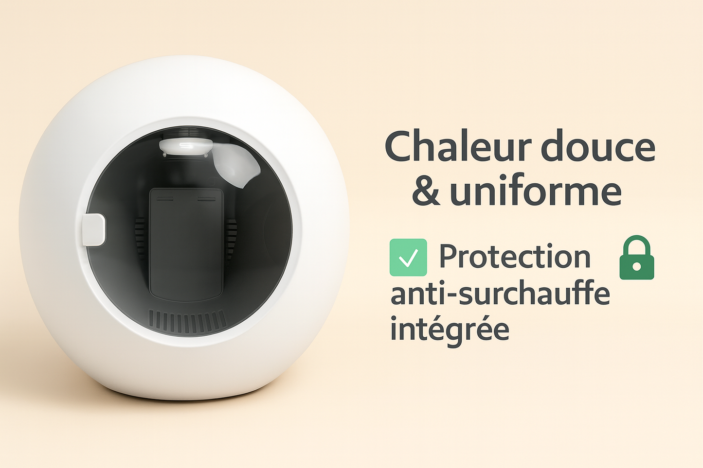 Boîte de Séchage Automatique pour Chiens & Chats – Sûre et Silencieuse