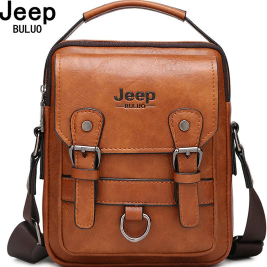 Sac Business Homme JEEP BULUO – Sac Bandoulière Multifonction Grande Capacité